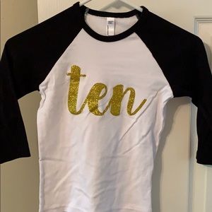 Size 10 birthday shirt